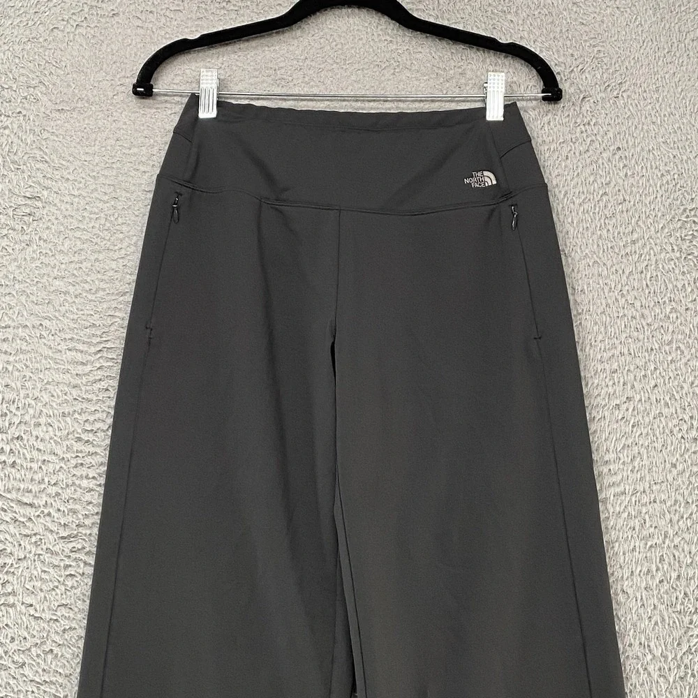 The‎ North Face Yoga Pants Womens Small Gray Hiking Trail Zip Pocket Track